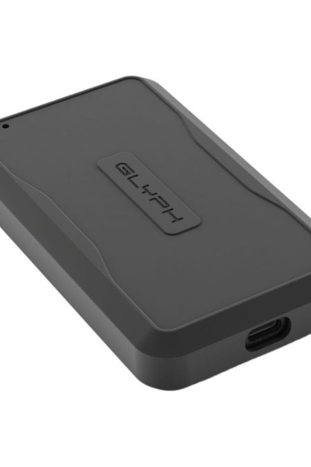 Glyph Atom PRO External NVMe SSD V2 with 3000 MBPS Transfer Speed and Thunderbolt 3 (2TB, Black)