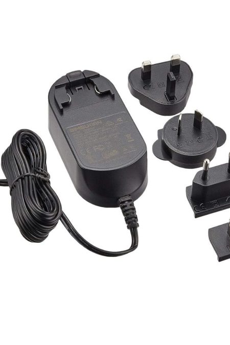 Atomos Locking 12V 3A AC Monitor Compatible Power Adaptor with Multi-Region Removable Plugs (Black)