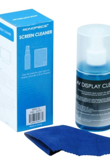 Monoprice Universal Screen Cleaner for LCD and Plasma TVs, Smartphones, and Tablets (Large Bottle)