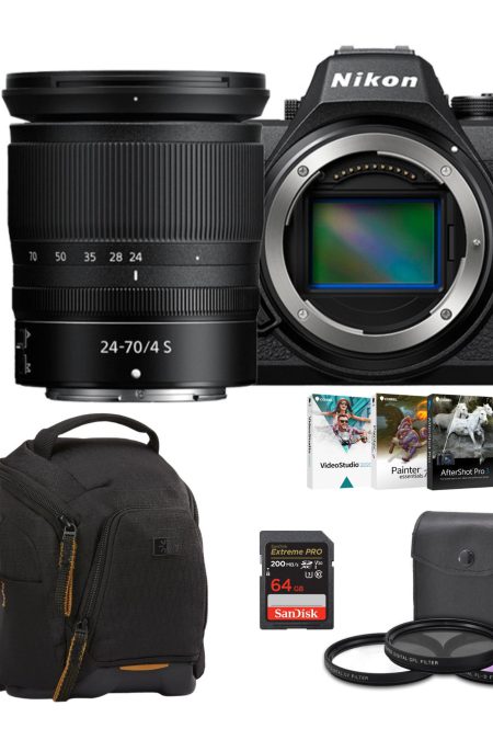 Nikon Z6III FX-Format Mirrorless Camera with NIKKOR Z 24-70mm f4 S Lens Deluxe Accessory Bundle
