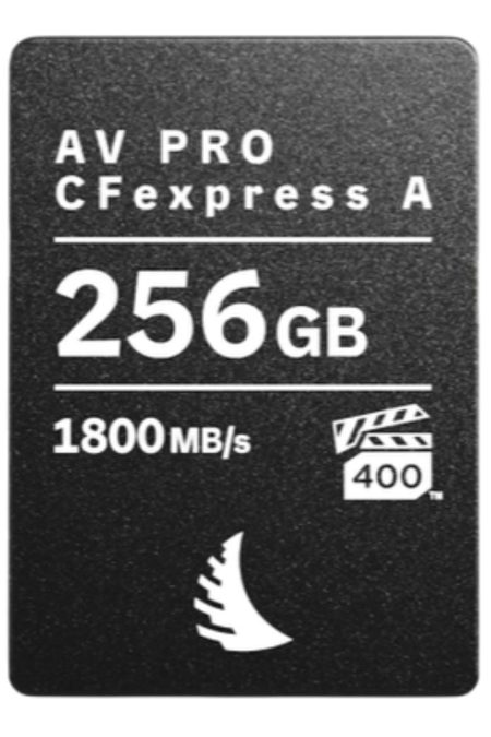 Angelbird AV Pro CFexpress A Memory Card with Durable Design and Minimal Power Draw (256GB, Black)