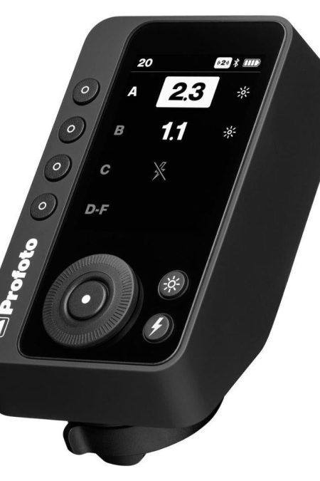 Profoto Connect Pro Remote with Hundred Channels, Large Screen, and 330 Feet Range (Non-TTL, Black)