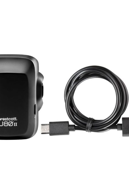 Westcott FJ80 II USB-C Backup Battery for FJ80 II Speedlights with 1500mAh Capacity (Black)
