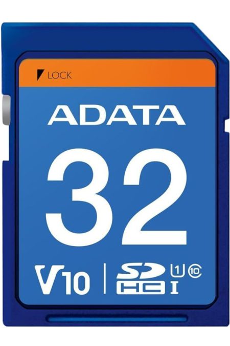 ADATA Premier 32GB SDHC UHS-I U1 Waterproof Shockproof Anti-Static Memory Card for Digital Cameras