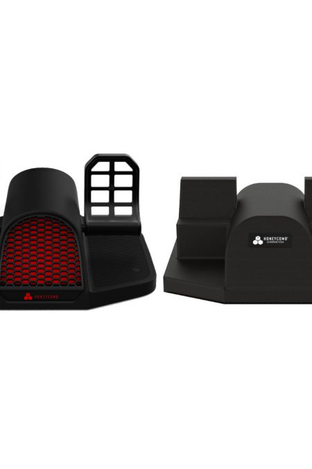 Honeycomb Aeronautical Charlie Rudder Pedals with Honeycomb Aeronautical Dust Cover (Black) Bundle