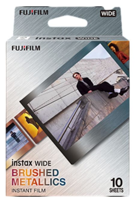 Fujifilm instax Wide Brushed Metallics 86mm x 108mm Instant Film (10 Sheets)