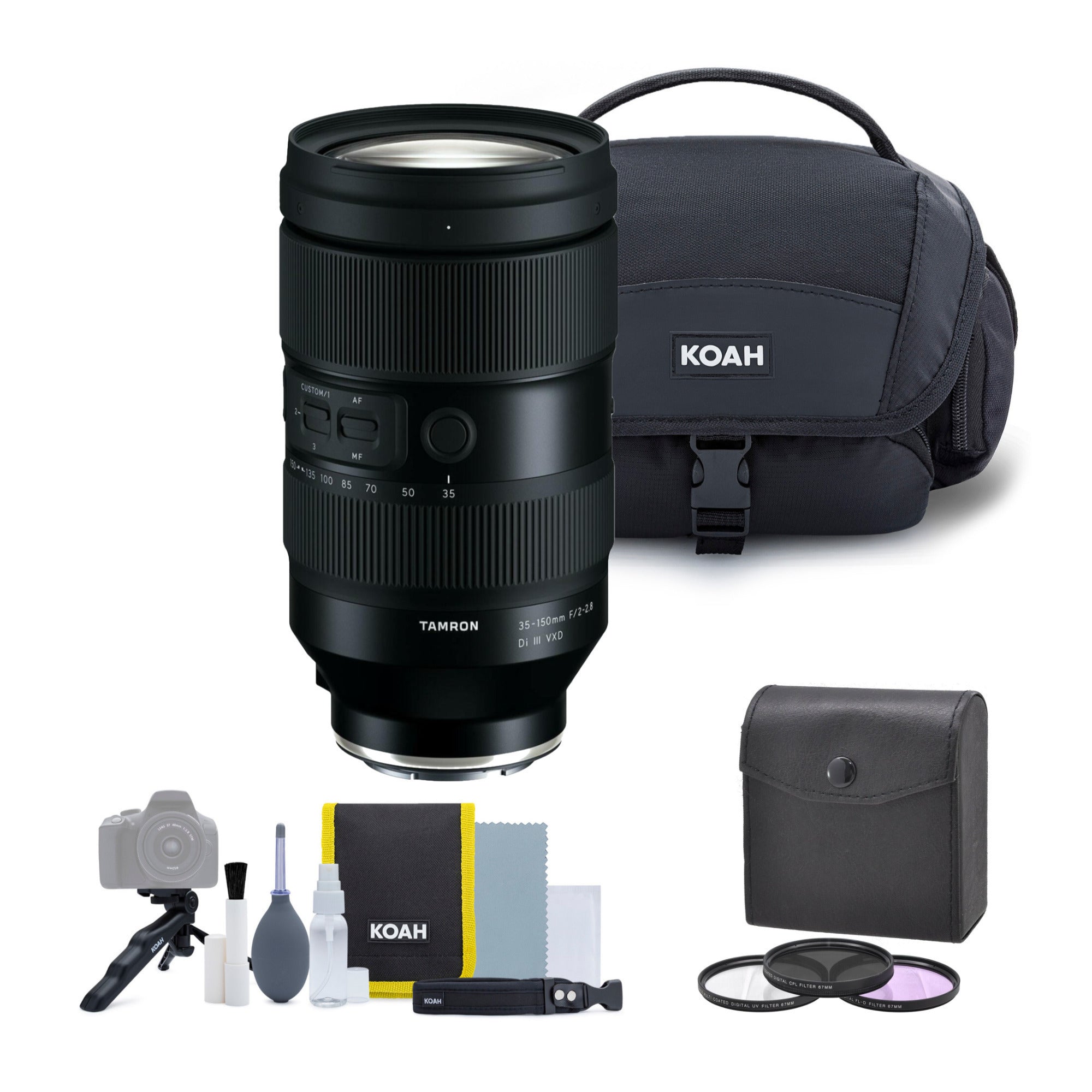 Tamron A058 35-150mm F2-2.8 Di III VXD Lens for Nikon Z Full-Frame Camera with Gadget Bag Bundle