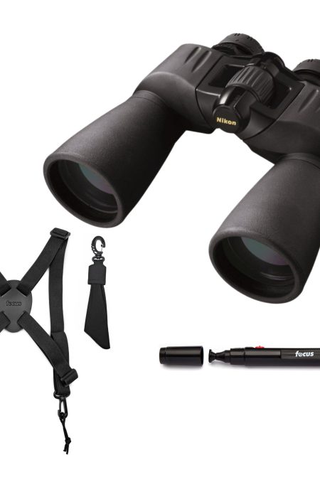 Nikon Action Extreme 7x50 ATB Focus Knob Rubber Armored Coating Binoculars with Harness Bundle