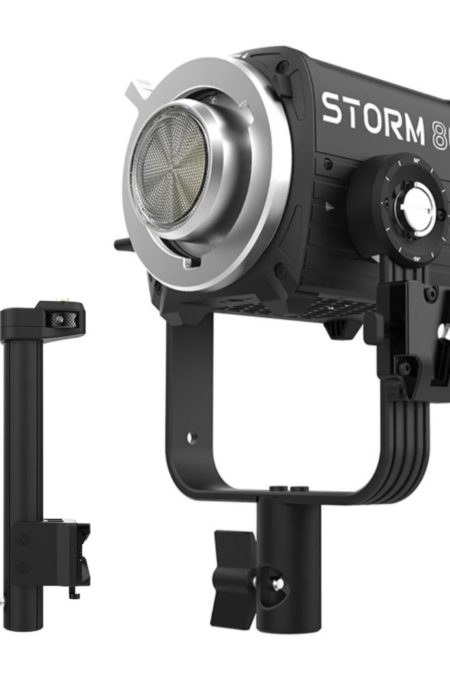Aputure STORM 80c IP65 80W Full-Color Fixture (Black) with STORM 80c Handheld Bracket (Black) Bundle