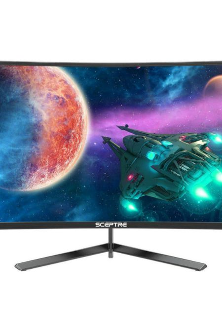 Sceptre C248B-FWT168 24-Inch 165Hz Curved Gaming Monitor with AMD FreeSync Premium (Black)