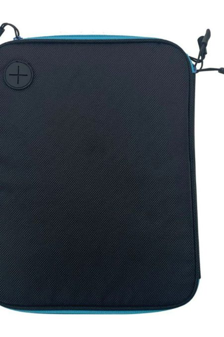 Maxell Double Layer Carrying Case with Elastic Bands, Mesh Pockets, and Detachable Pouch (Blue)