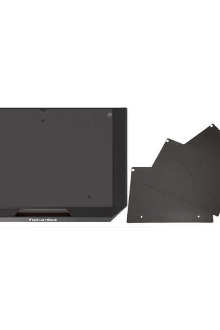 MakerBot Replicator Plus Flex Build Plate Kit (Black) with Grip Surface Sheet Bundle