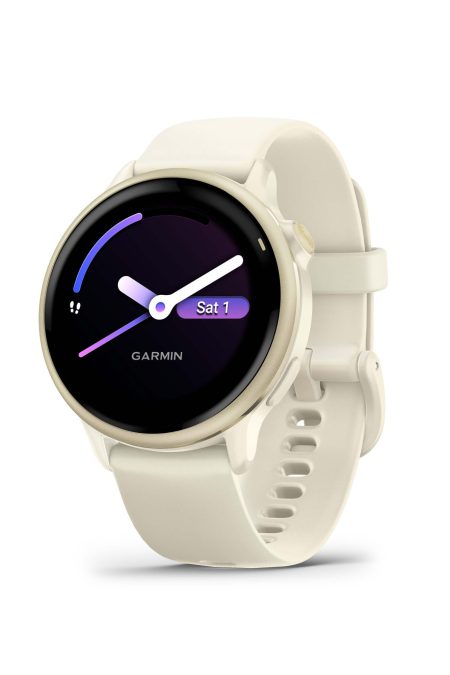 Garmin vivoactive 6 GPS Smartwatch (Lunar Gold with Bone Band)