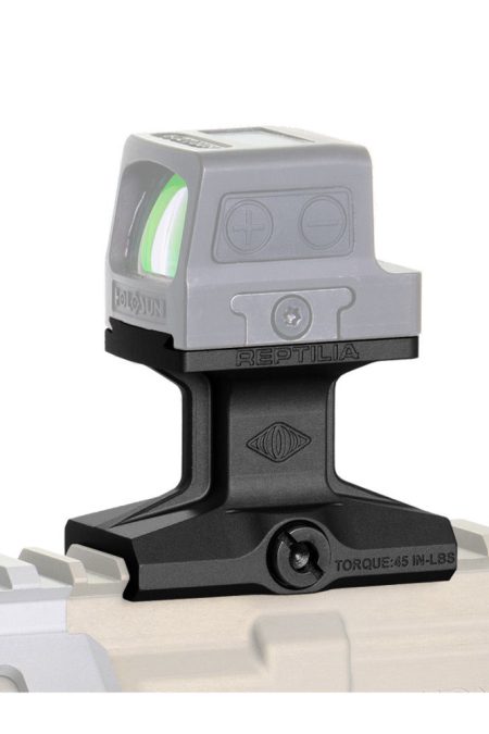 Reptilia DOT Mount 1.93-Inch Height Optic Mount for Holosun 509T - Spring-Loaded Clamp (Black)