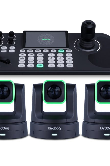 BirdDog X5 Ultra PTZ Camera with Unmatched 4K Performance and AI Tracking (Black) (3-Pack) Bundle