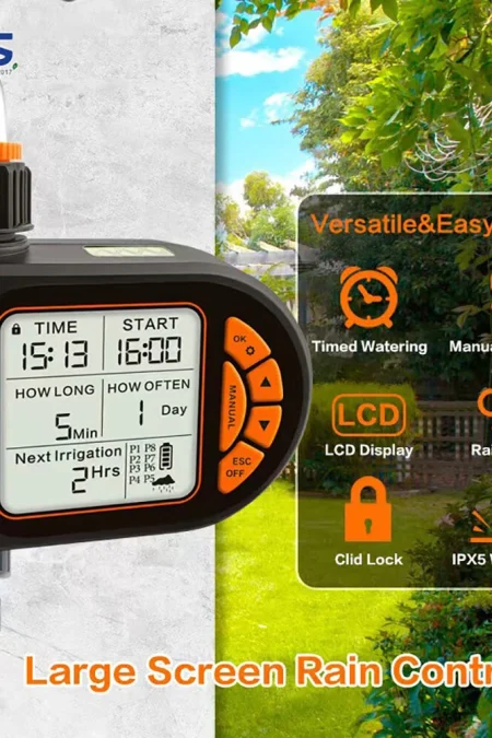 Intelligent Timing Gardening Automatic Watering Device Large Screen LCD Controller Garden Balcony Farmo Sprinkler Timer