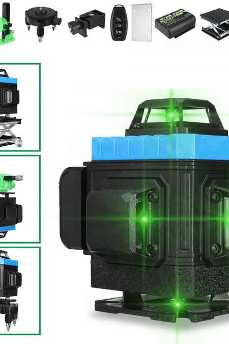 8/12/16 Line 360° Green Light Laser Horizontal Vertical Cross Spirit Level