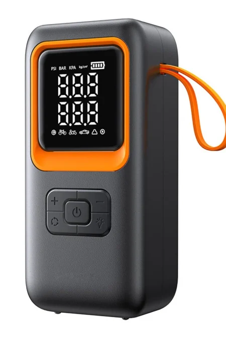 Portable Electric Tire Inflator Cordless Air Pump Built Battery with Digital Pressure Gauge for Car, Motorcycle, Bike, B