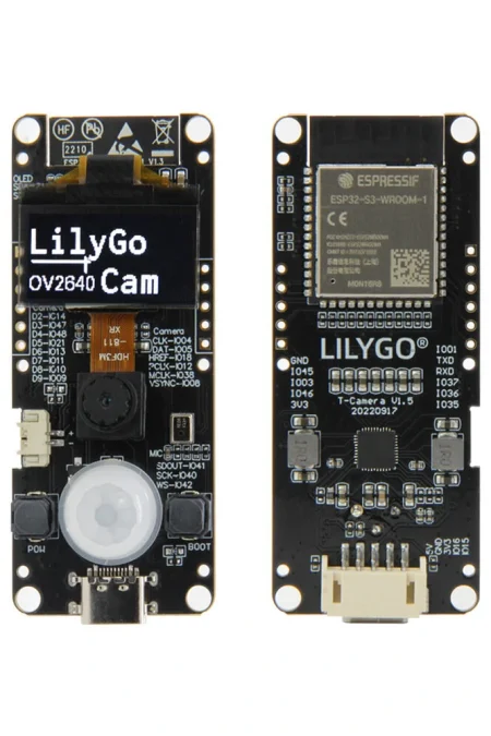 LILYGO® T-Camera-S3 ESP32-S3 Development Board 2MP HD Camera 0.96 inch OLED 16MB Flash WiFi bluetooth Module