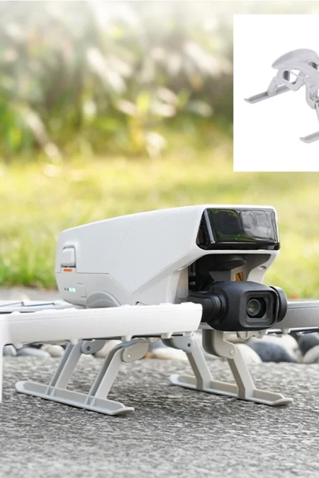 BRDRC Foldable Extended Heighten 40mm Landing Gear Skid Legs Protector Support for DJI FLIP RC Drone Quadcopter