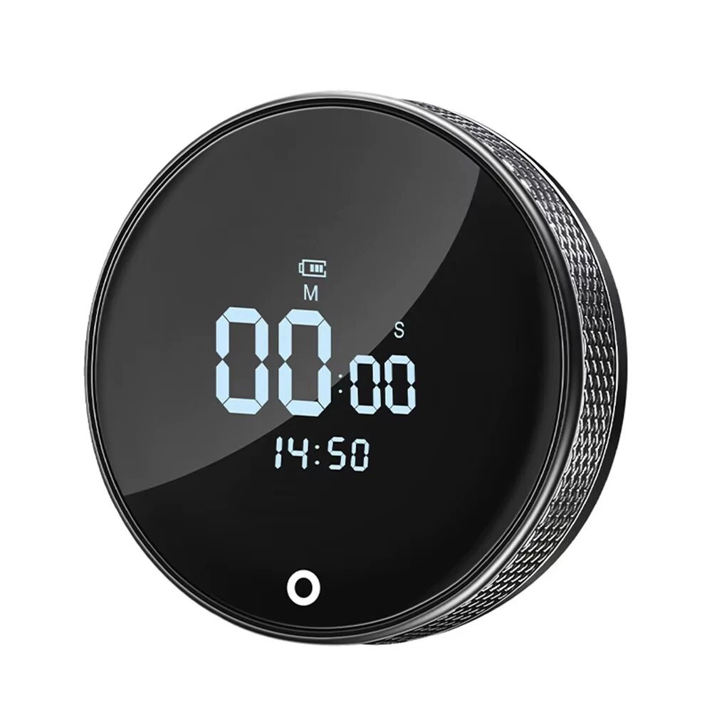 Magnetic LED Digital Timer Stopwatch Alarm Countdown Timer Rotating Volume Adjustment For Kitchen Cooking Learning