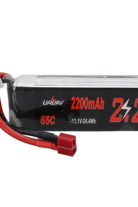 URUAV 11.1V 2200mAh 65C 3S LiPo Battery T Deans Plug for RC Car