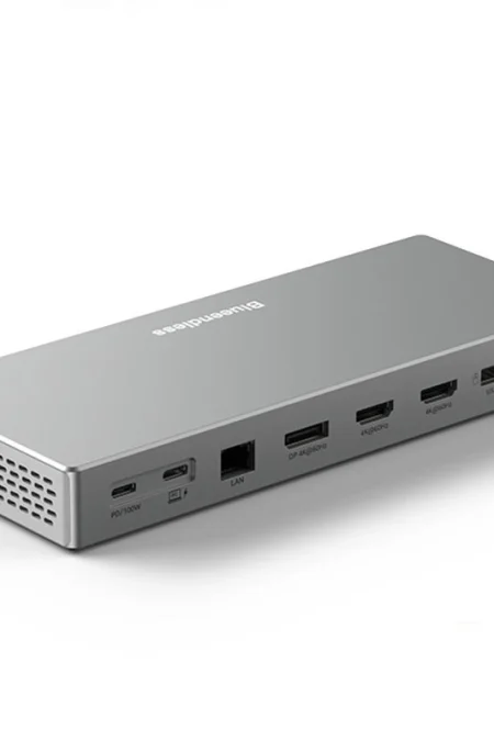 Blueendless HD1601 16-in-1 Type-C Docking Station with USB2.0 USB3.2 PD100W DP/HD Gigabit Port 3.5mm Audio SD&TF3.0 PC M