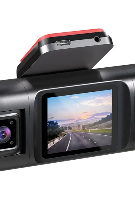 2Inch IPS Screen Dash Camera 4 Channel 1080P HD Driving Recorder Loop Recording G-Sensor Wide Angle Coverage