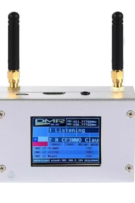 Duplex MMDVM Hotspot w/ Aluminum Alloy Shell Color Display Screen Supports For C4FM/DMR/DSTAR P25 With Raspberry Pi 1B+