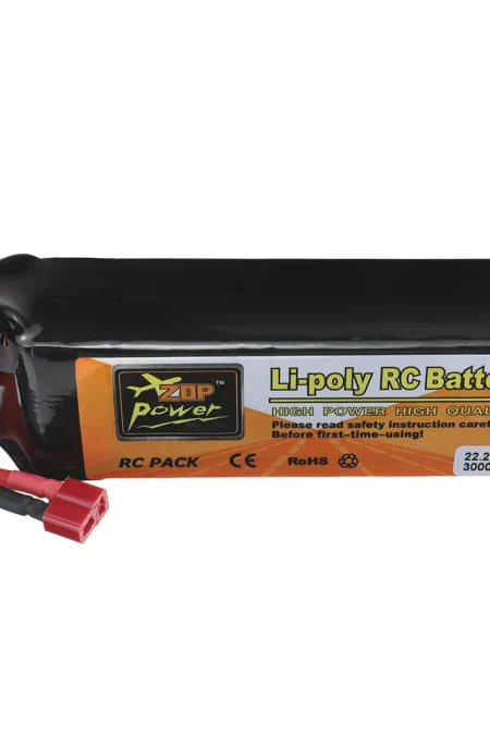 ZOP Power 22.2V 3000mAh 70C 6S LiPo Battery T Plug for RC Car