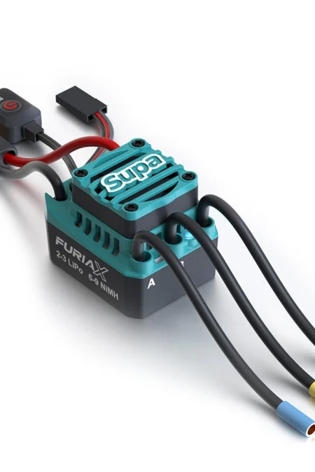 SkyRC 300080-06 FuriaX Supa 60A 2-3S LiPo Sensorless Speed Controller ESC for 1/10 Touring Car Short Course Truck