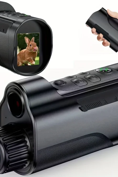 IPRee 1080P HD Night Vision Monoculars With 2.0-inch Display Screen, 2000mAh Rechargeable Battery All Dark Digital 7 Lev