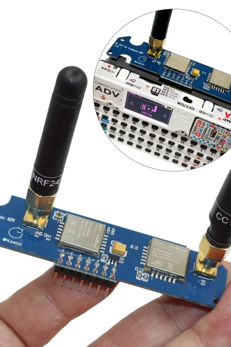 M5Stack Cardputer ADV Dual RF Module CC1101 NRF24 SubGHz 24GHz Wireless Signal Transceiver Compatible with Bruce Firmwar