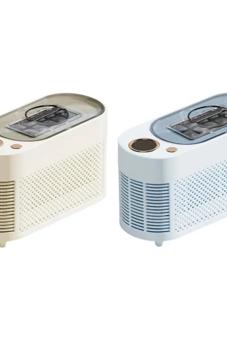Comfook Portable Mini Desktop Ice Maker Quick 8/10 Solid Ice Cubes in 15 Mins Quiet & Compact for Home Office Camping Ca