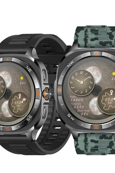 G400 1.46-inch HD Screen GPS Compass Altitude Air Pressure 800mAh Massive Battery Voice Assistant bluetooth Call Heart R