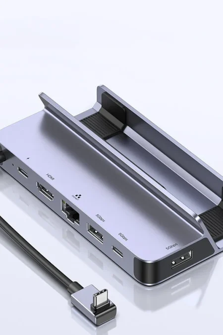 UGREEN 6-in-1 USB-C Docking Station to HD 4K60Hz RJ45 PD100W Charger Dock for Steam Deck ROG Ally MacBook PC USB A C 3.0