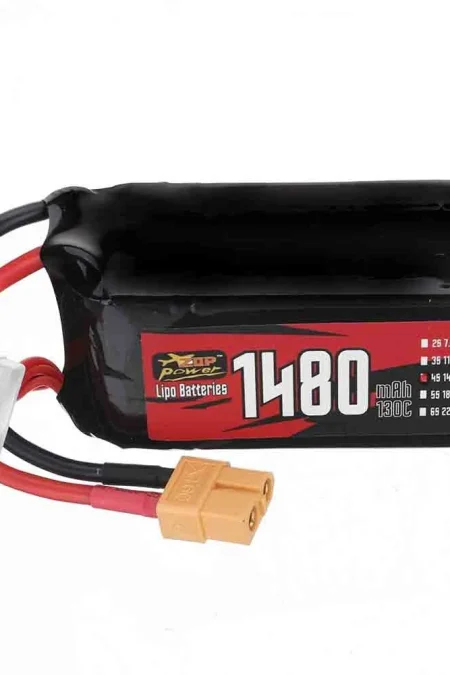 ZOP Power 14.8V 1480mAh 130C 4S LiPo Battery XT60 Plug for RC Drone