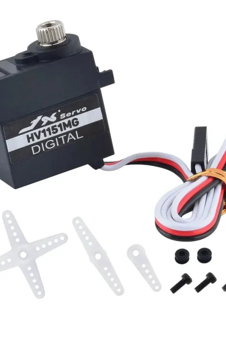 JX PDI-HV1151MG Mini Waterproof Servo 8.4V 4.5KG Metal Gear Digital Servo for Traxxas TRX4 BRX01 Crawler RC Car