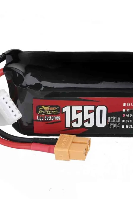 ZOP Power 14.8V 1550mAh 150C 4S LiPo Battery XT60 Plug for RC Drone