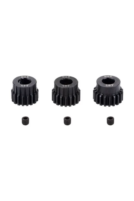 3PCS M0.6 17T-28T Metal Pinion Motor Gear for 5mm Shaft 1/8 RC Car Engine Spare Parts