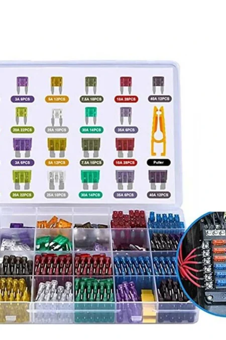 300pcs 5/7/10/15/20/25/30A Fuse Car Blade Fuse Assortment Assorted Kit Mini Small Size Blade Set Auto Truck Automotive F