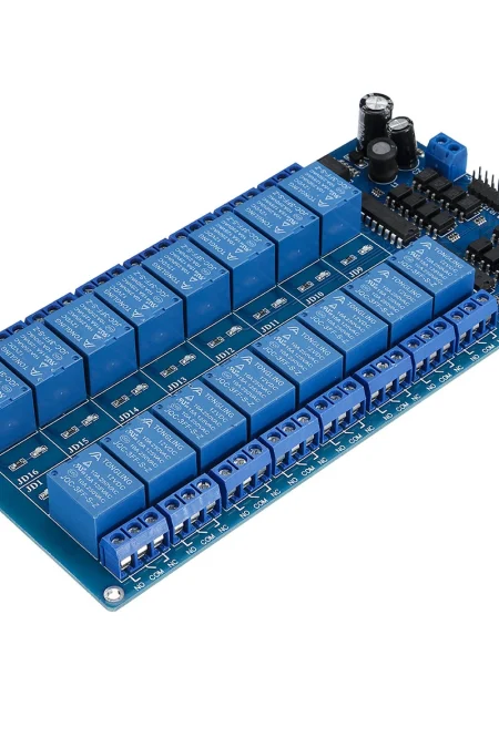 4Pcs 12V 16CH Channel Relay Module With Optocoupler For PIC AVR DSP ARM