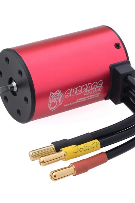 Surpass Hobby 3660 Brushless Waterproof RC Car Motor 3.175mm 2200KV 2600KV 3100KV 3500 4200KV For 1/10 RC Car Vehicle Pa