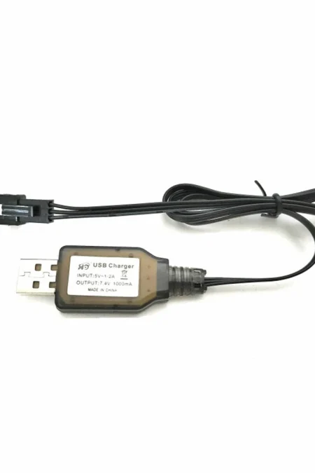 SG PINECONE FORSET 1612 WPL WP14 1/16 RC Car Parts USB Charger Charging Cable 7.4V 1612-055 Vehicles Models Spare Access