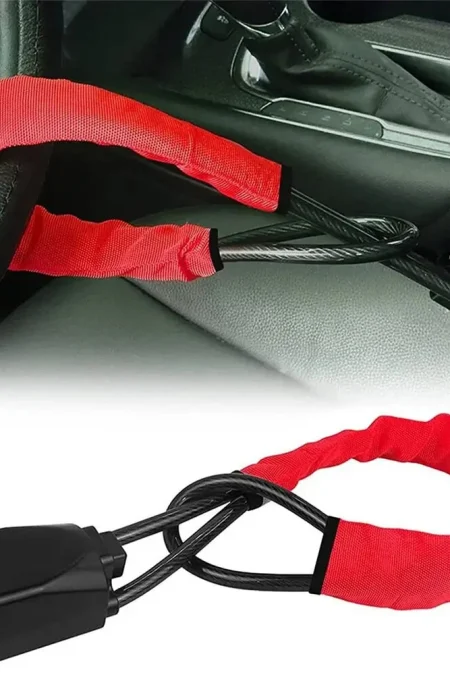 Car Steering Wheel Buckle Lock Anti-theft Safety Locks Universal Auto Seat Belt Buckle Lock