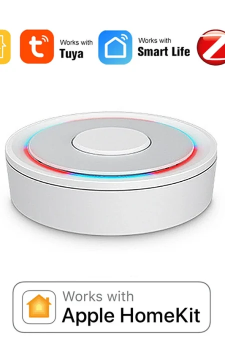Tuya Homekit Zigbe Wired Gateway Hub APP Remote Control Intelligent Smart Home Bridge Support Voice Control with Alexa G