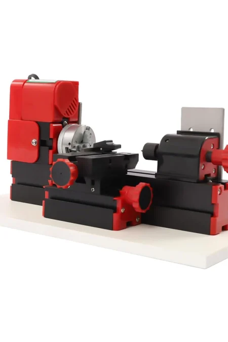 EU Plug 24W 20000rpm/min High-Speed Mini Wood Metal Lathe Machine 12V DIY Tool CNC Metal Motorized Lathe Machine