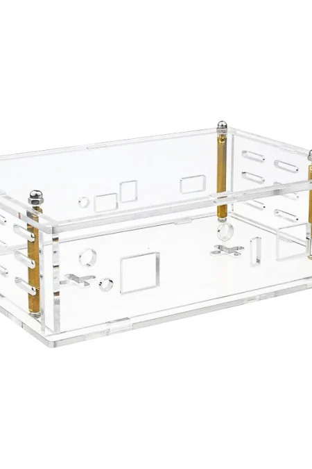 Acrylic Transparent Protective Case for Banana Pi OpenWrtOne Dedicated Shell can be External Antenna