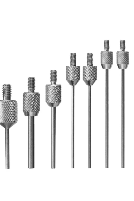 Tungsten steel flat measure pin M2.5 head dial indicator needle thread centimete probe D1.0xL10 - D1.5xL30 precision sty