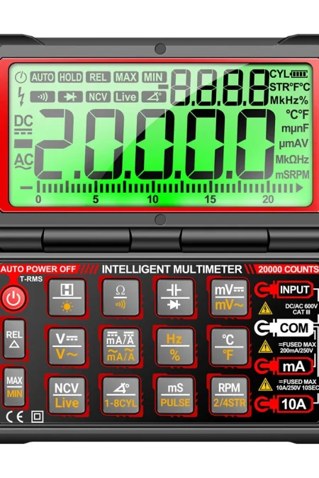 ANENG 623 623Pro Auto Repair Multimeter 20000 Counts AC/DC Voltage Current Resistance Capacitance Frequency Temperature